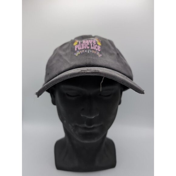 Grey I Have Public Lice Baseball Hat Funny! - Picture 2 of 5